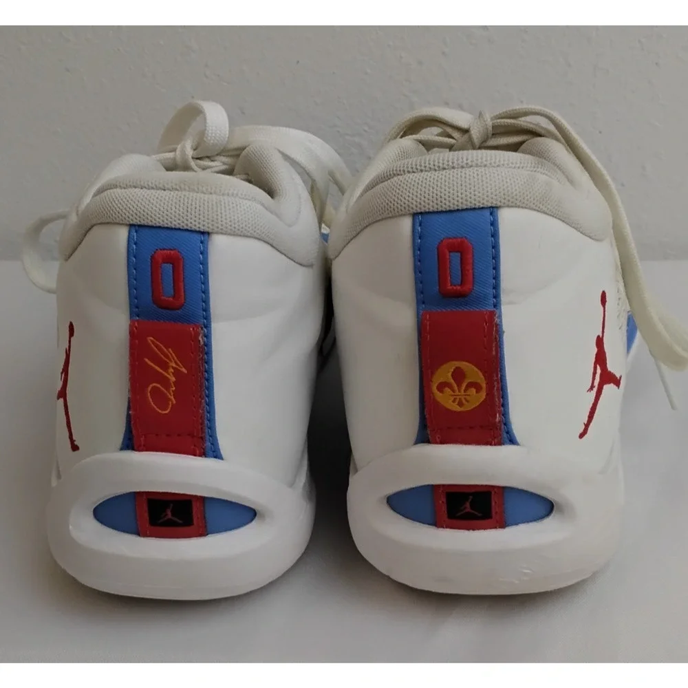 Nike Air Jordan Zoom Tatum 1 St. Louis Men's US 8 White Blue Sneakers #J5890